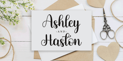 Hey Basley Script Font Poster 3