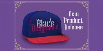 Shiny kage Font Poster 7