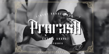 Shiny kage Font Poster 5