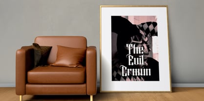 Shiny kage Font Poster 6