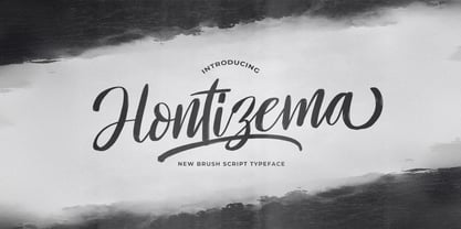 Hontizema Font Poster 1