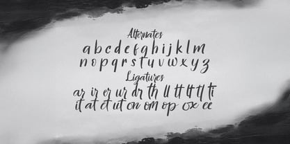 Hontizema Font Poster 8