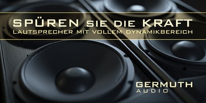 Bank Gothic Font Poster 4