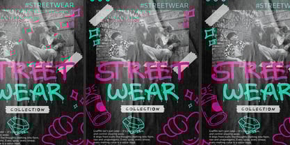 Slime Drip Font Poster 4