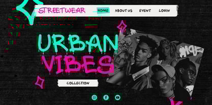 Slime Drip Font Poster 2