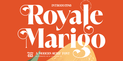 Royale Marigo Font Poster 1