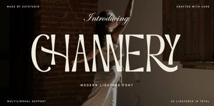 Channery Font Poster 1