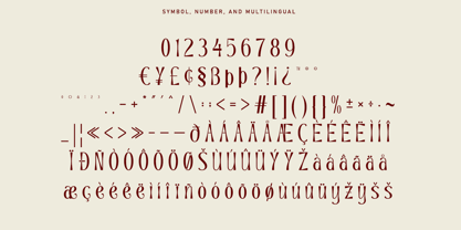 Channery Font Poster 13