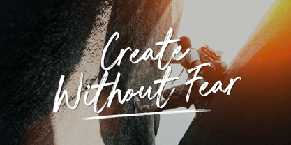 Forest Trail Font Poster 2