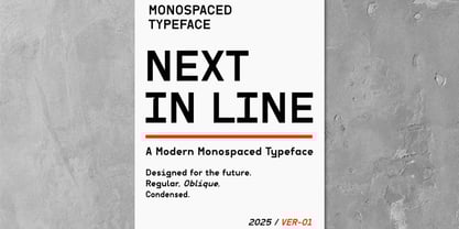 Monopack Font Poster 2