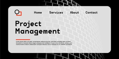 Monopack Font Poster 5