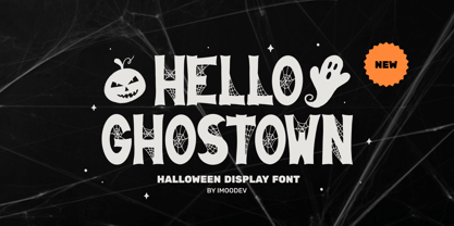 Ghostown Font Poster 1