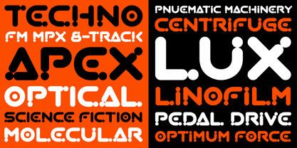 Astrophage AOE Font Poster 5