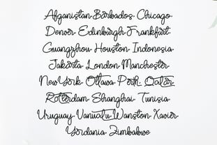 Amutorize Font Poster 2