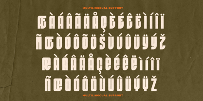 Moregans Font Poster 4