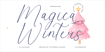 Magica Winters Font Poster 1