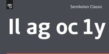 Semikolon Plus Font Poster 4