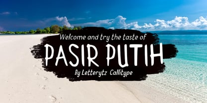 Pasir Putih Font Poster 1