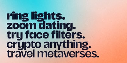Ordinary Font Poster 5