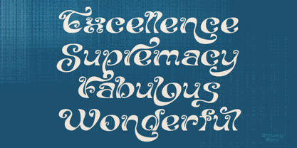 Kimony Font Poster 8