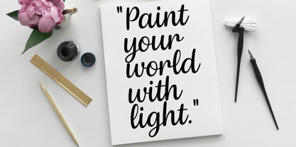 Elvaira Font Poster 6