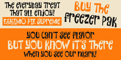 Mikey Mugshot Font Poster 3