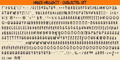 Mikey Mugshot Font Poster 6