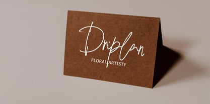 Falsoky Signature Brush Font Poster 6