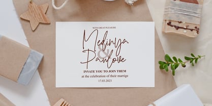 Falsoky Signature Brush Font Poster 4