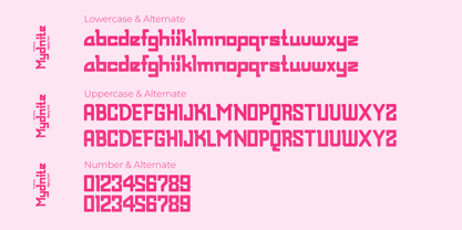Mydnite Font Poster 5