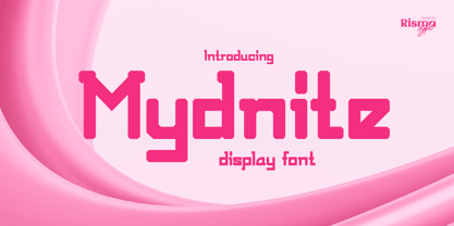 Mydnite Font Poster 1