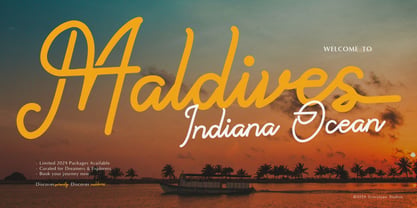 Paradise Gallaiso Font Poster 5