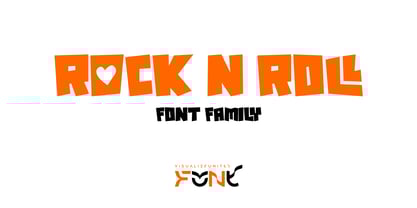 Rock n Roll Font Poster 1