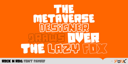 Rock n Roll Font Poster 10