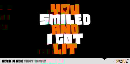 Rock n Roll Font Poster 11