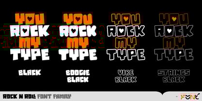 Rock n Roll Font Poster 3