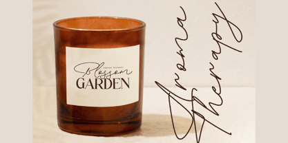 Floral Paradise Font Poster 2