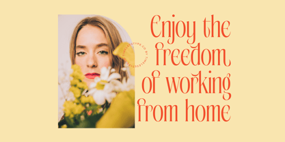 Bagena Mathew Font Poster 3