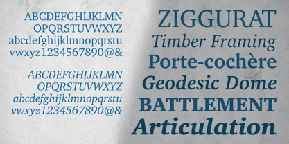Charter BT Font Poster 3
