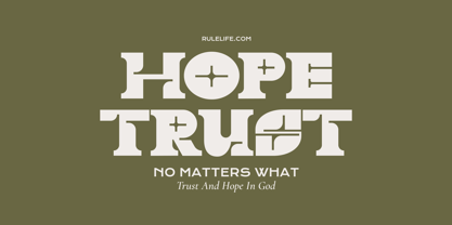 Big Koruc Font Poster 4