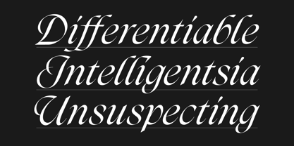 Darkslide Font Poster 2