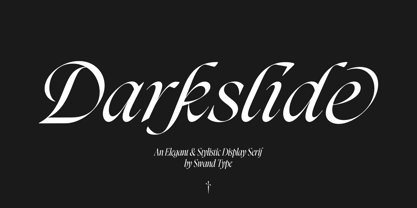 Darkslide Font Poster 1