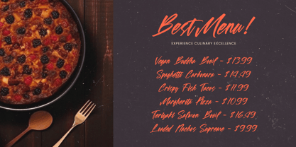 Spotnight Balmonte Font Poster 10