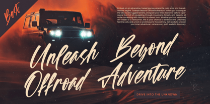 Spotnight Balmonte Font Poster 5