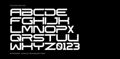 Byte Sharp Font Poster 5