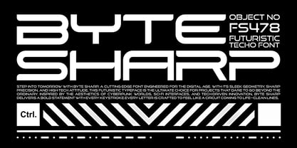 Byte Sharp Font Poster 1
