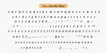 Fox Aurelia & Fox Radiant Font Poster 10