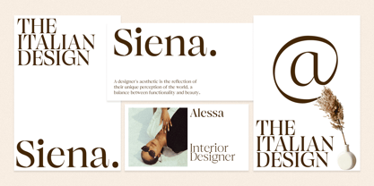 Browne de Calvin Font Poster 4