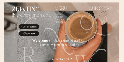 Browne de Calvin Font Poster 10