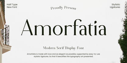 Amorfatia Font Poster 1